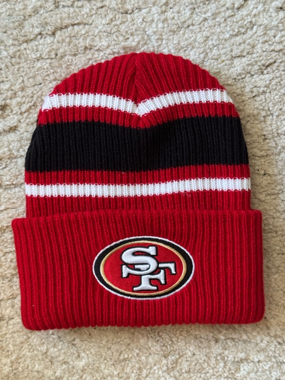 San Francisco 49ers NFL Football Beanie - NEW, never worn - Picture 1 of 3
